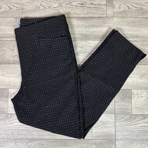 Chico's Black Patterned Pants